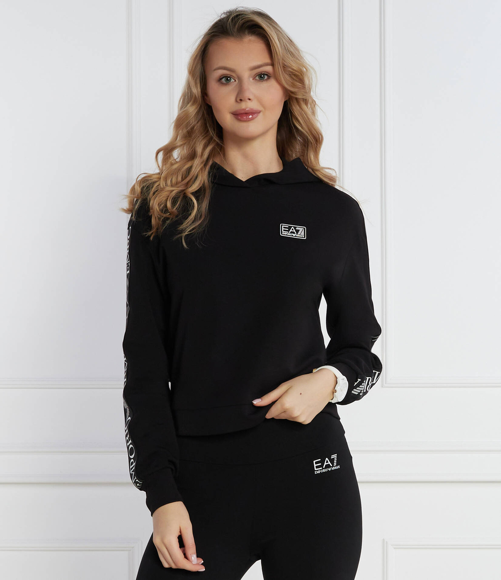 Худи EA7 - черный(3DTM32 TJKWZ)