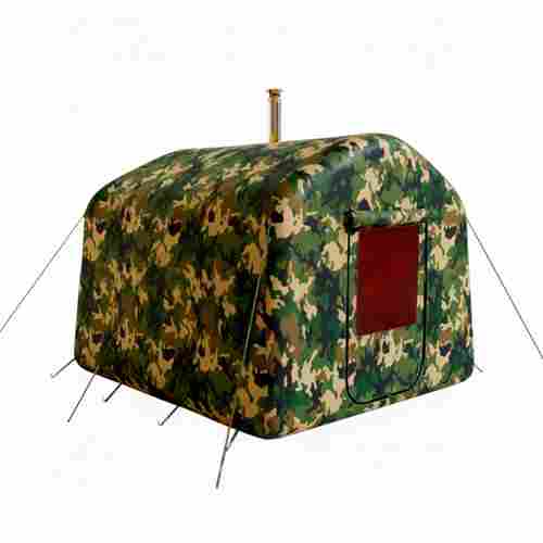 Баня пневмокаркасная 2,4×2,4×2,2 м, из ПВХ, камуфляж