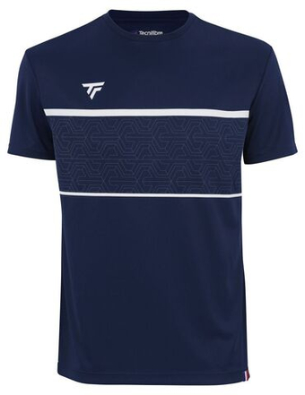 Мужская теннисная футболка Tecnifibre Team Tech Tee - небесный