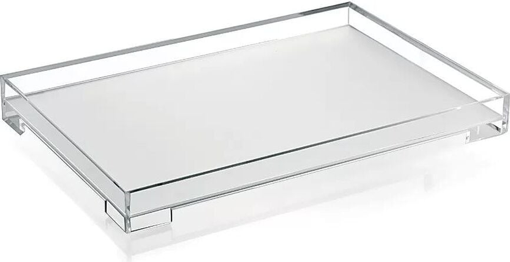 Поднос сервировочный Guzzini Icons Essence M, прямоугольный, пищевой пластик, 32 23 см, прозрачный