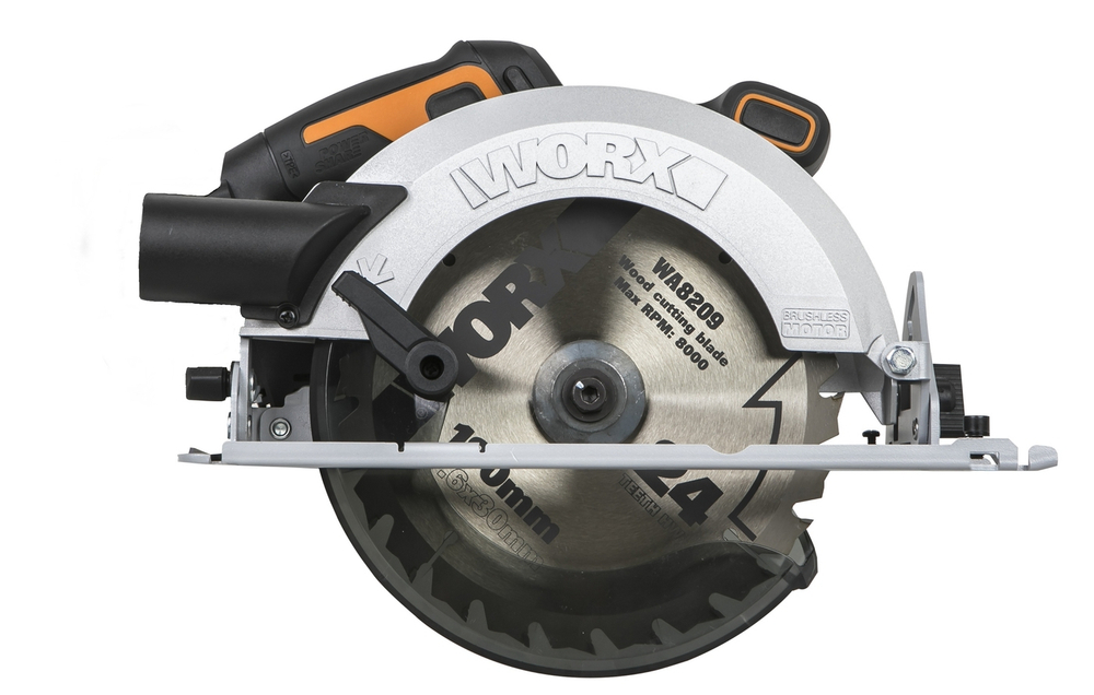 Циркулярная пила аккумуляторная бесщеточная WORX WX520.9