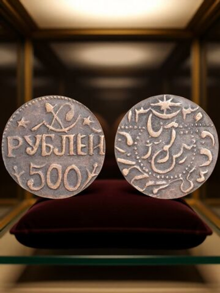 500 рублей 1920 года Хорезм Хорезмская Народная Советская Республика НСР, РСФСР Копия монеты