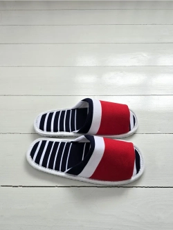 Тапочки в полоску открытые вар.2