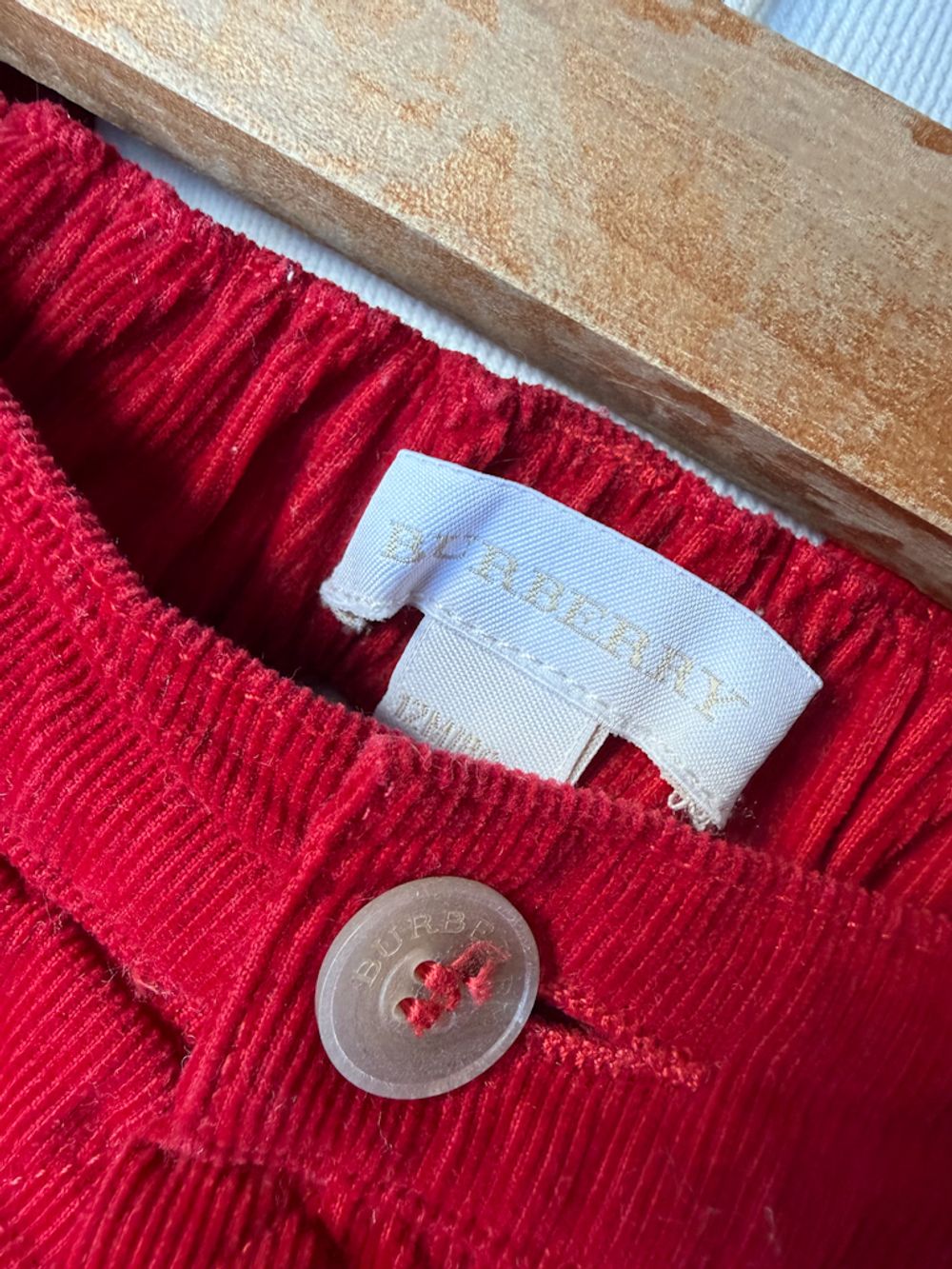 Вельветовые брюки Burberry, 80