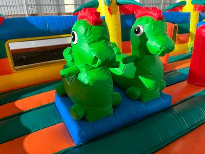 Коммерческий надувной батут "Змей Горыныч 3"  3 модуля 18*10*9 м