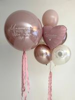 Воздушные шары на выписку для девочки №8928