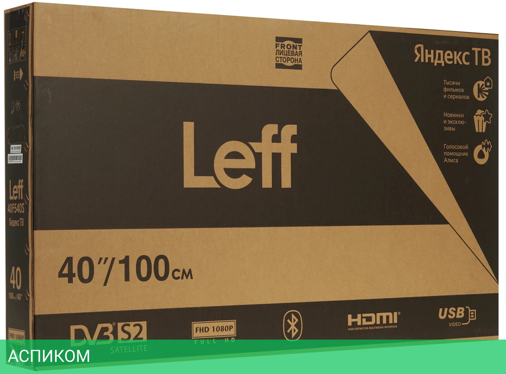 Телевизор LED Leff 40" 40F540S