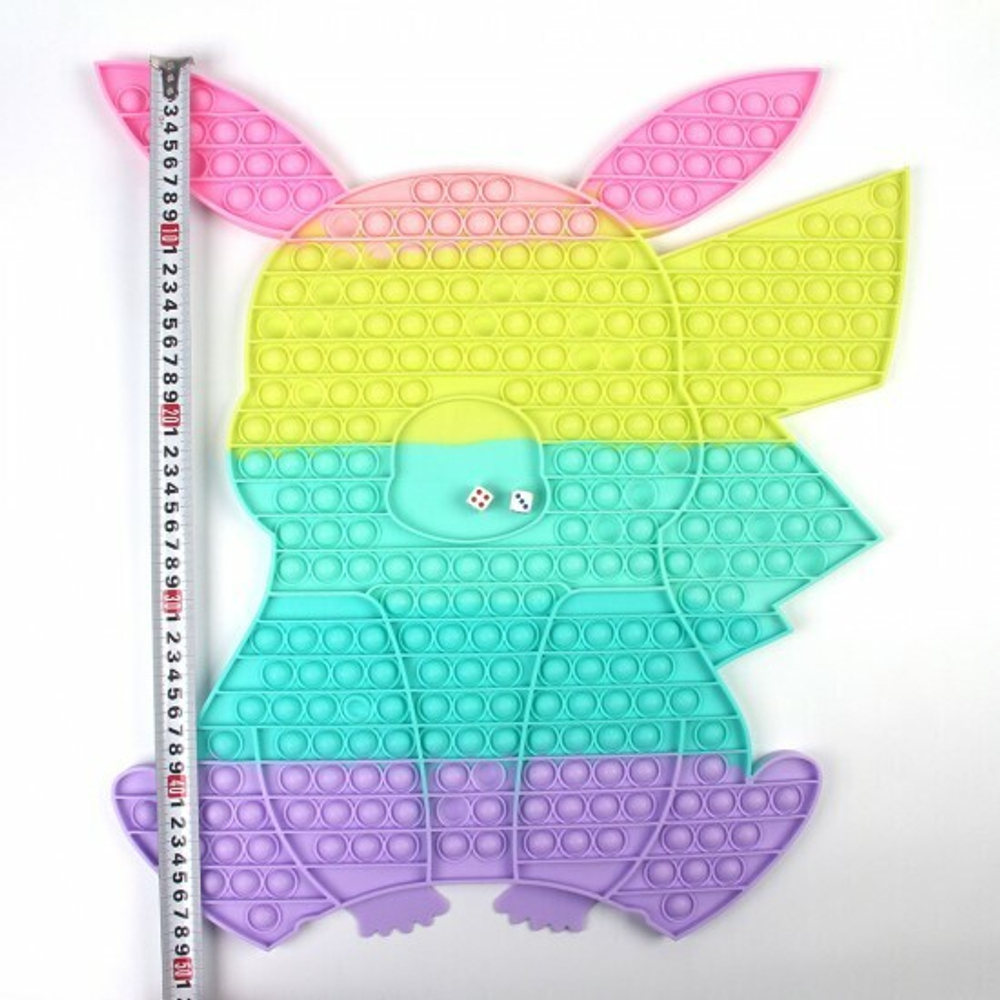 Игрушка антистресс Pop it Pikachu, силикон, 012857