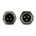 Авиационный разъем GX12 3Pin (штекер+гнездо)