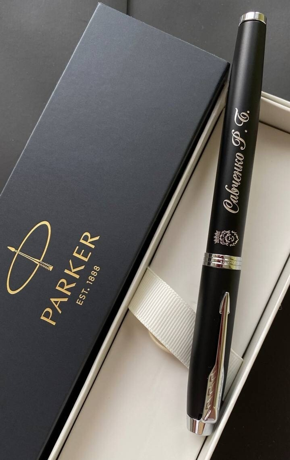 Ручка-роллер Parker IM Matte Black CT