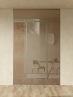 Распашная алюминиевая перегородка Minoli 15