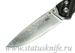 Нож Чебуркова Скаут дамаск и карбонфотография - 3