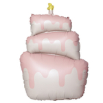 Шар Фольгированный Торт розовый сатин (Розовый)
