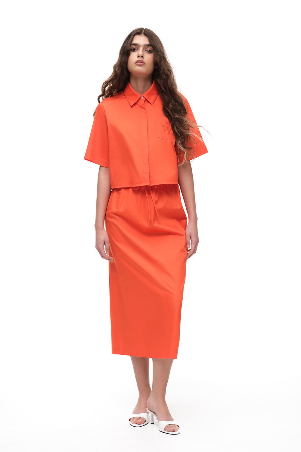 Рубашка (Comfort Core), оранжевая