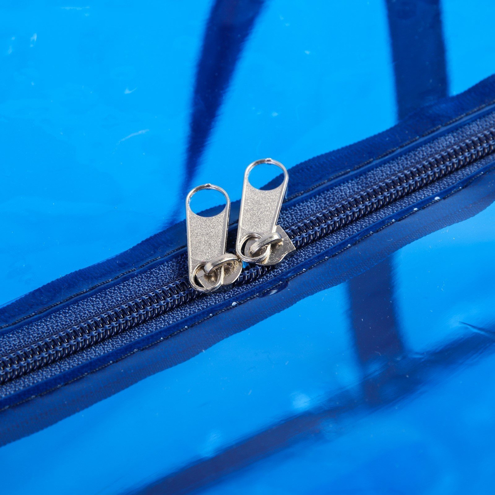 4927652 Сумка в роддом 30х50х25, цветной ПВХ, цвет синий