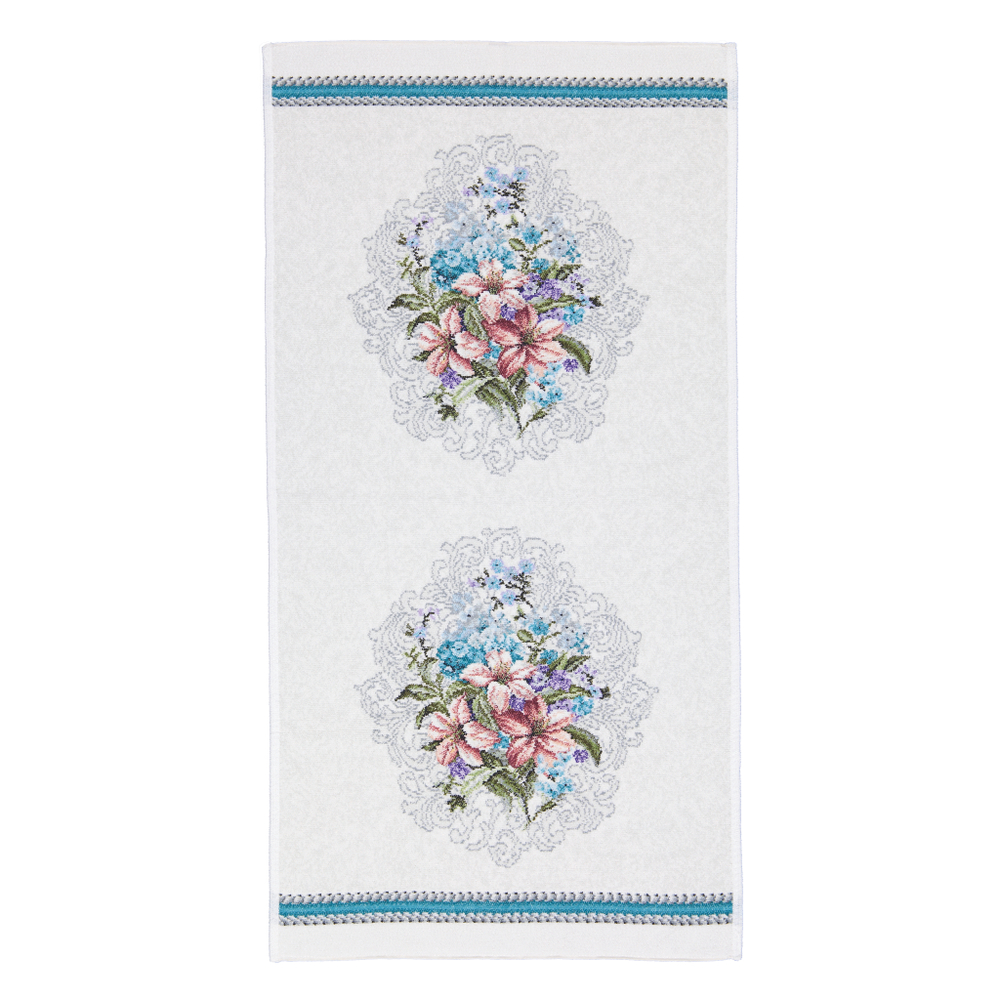 Полотенце 50x100 Feiler Josephine 231 seagreen бирюзовое