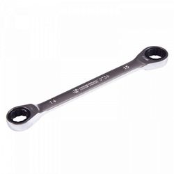 KING TONY (37361415M) Ключ трещоточный накидной 14х15 мм, прямой