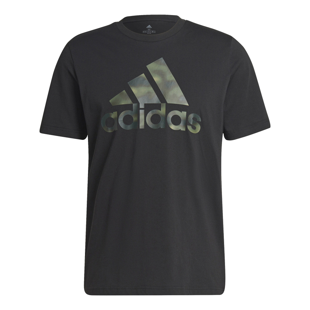 Мужское теннисное поло adidas Camo T-Shirt Men - Black