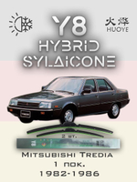 Щетки стеклоочистителя HUOYE Y8 450/450 мм на Mitsubishi Tredia | Hook/J-Hook