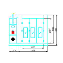 WDK-210H Окрасочно-сушильная камера