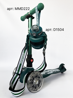 Самокат Mini Micro Deluxe складной ECO LED зеленый