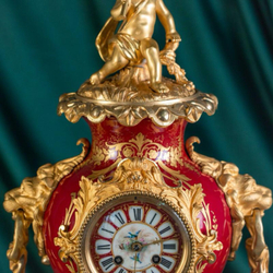 Винтаж: Часовой гарнитур в стиле Людовика XVI