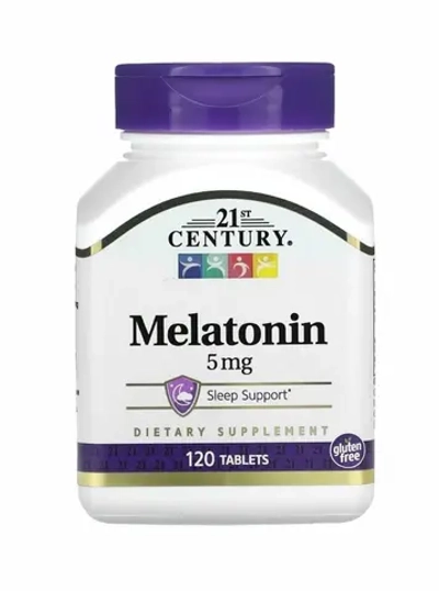 Антиоксидант 21st Century Melatonin 5 мг 120 таблеток