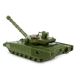 Модель ин. мет. "Армата танк Т-14" 1 см, вращается башня, зелен, коробка ARMATA-12-GN (Технопарк)