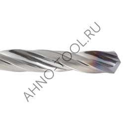 Сверло 3.0мм монолитное твердосплавное 30D с подводом СОЖ. SP-P801300300 VHM AHNO