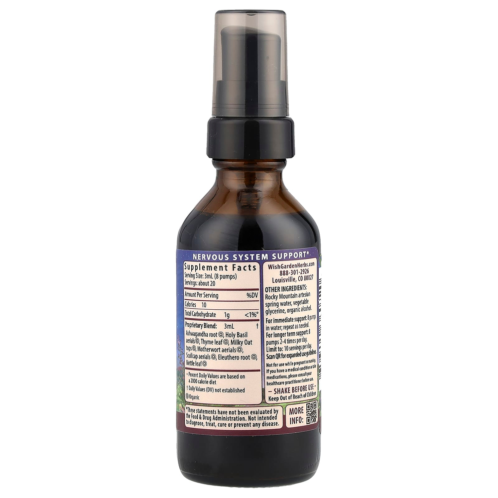 WishGarden Herbs, Deep Stress™, ежедневное успокоительное средство, 59 мл (2 жидк. унции)