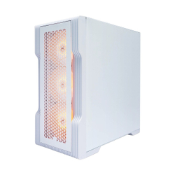 Корпус для компьютера 1STPLAYER TRILOBITE T3 ARGB White / mATX / 4x120mm ARGB fans / T3-WH-4F7-W