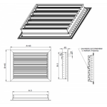 Решетка регулируемая Р2-КРВ