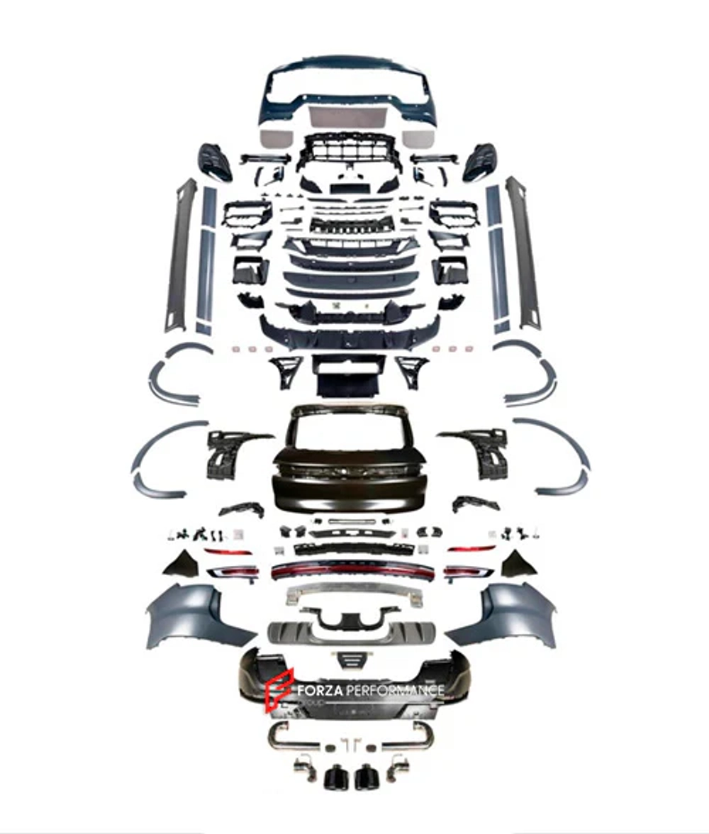 Обвес переделка в стиле Cayenne Turbo GT 9Y0.2 2024 для PORSCHE CAYENNE 958.1 2011–2014