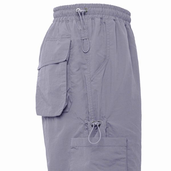 Брюки Multi pocket серо-голубой - фото 3