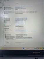 Ноутбук Lenovo Legion 5 15ARH05H (82B10083RU) 15.6"/AMD Ryzen 7 4800H /RAM 16 GB/SSD 512 GB/RTX2060/1920x1080/IPS 144 Hz/Windows 11/Подсветка кл-ры: LED/черный. Состояние: Уценка/маленькая трещина на топе/C1