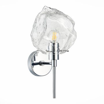 Бра 1*E14 SL1175.101.01 хром/прозрачный Portici ST-Luce