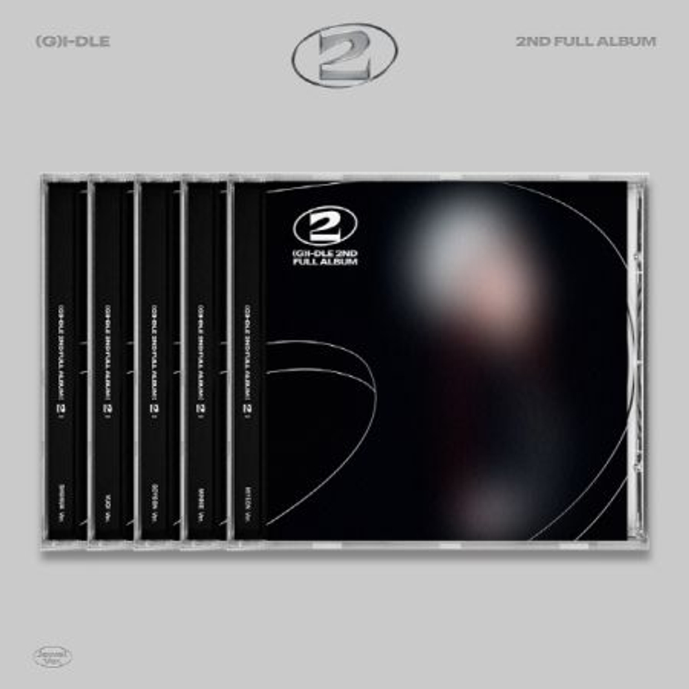 Альбом (G)I-DLE - 2 2nd Album JEWEL Version 5 Cover SET