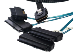 Кабель Mini SAS SFF-8087 - 4xSFF-8482 1.0м (без кабеля питания)