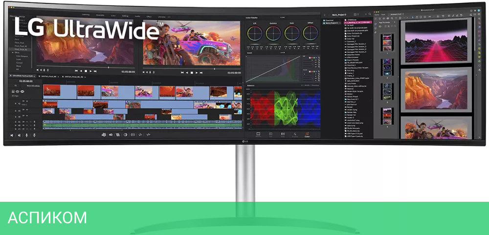 Монитор LG UltraWide 49WQ95X-W