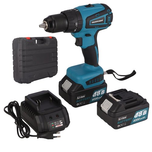 Дрель аккумуляторная PROFIPOWER MKDHP-18V   E0087