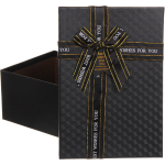 Коробка подарочная «Момент» 23*16*9,5 см, черный