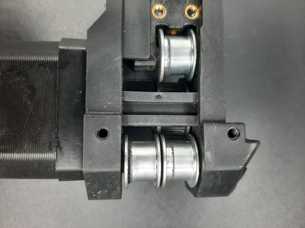 Левый мотор с механизмом натяжения Creality K1 / K1C