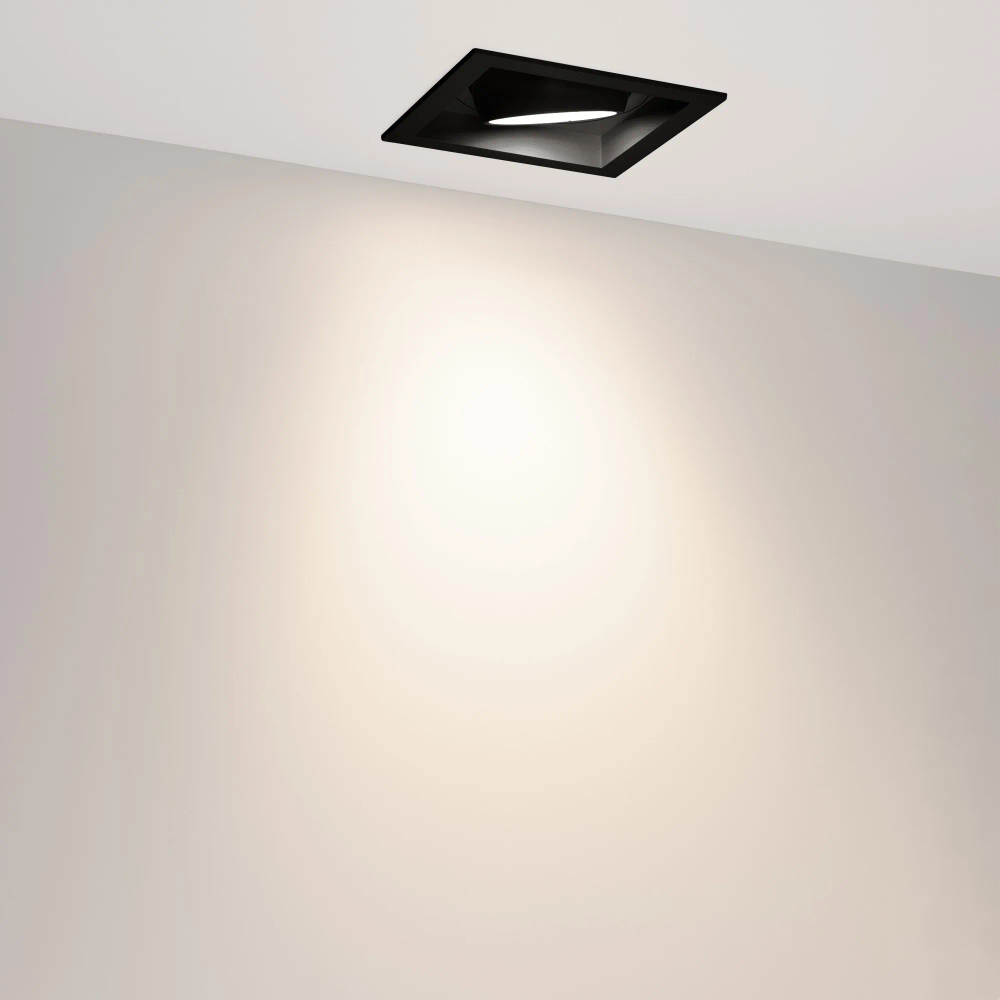 Светильник MS-VORTEX-BUILT-S140x140-30W Day4000 (BK-BK, 50 deg, 230V) (Arlight, IP20 Металл, 5 лет) 058364