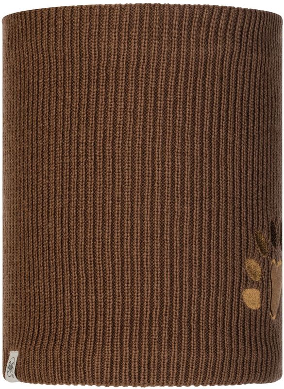 Вязаный шарф-труба с флисом детский Buff Neckwarmer Knitted Polar Funn Bear Fossil Фото 1