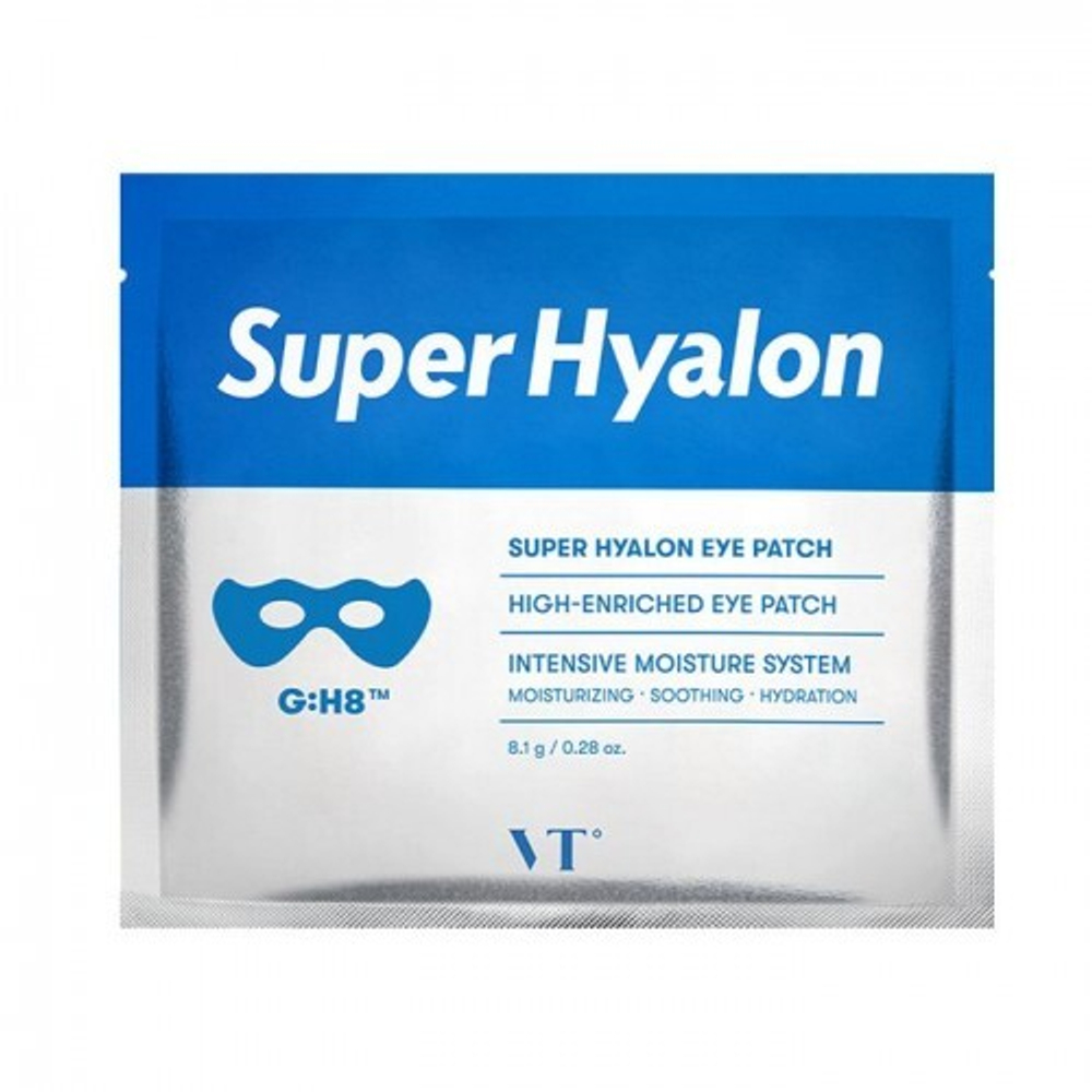 VT Cosmetics Super Hyalon Eye Patch гидрогелевые патчи для глаз с 8 видами гиалуроновой кислоты