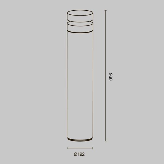 Уличный светодиодный светильник Maytoni Betone O469FL-L20CM3K1