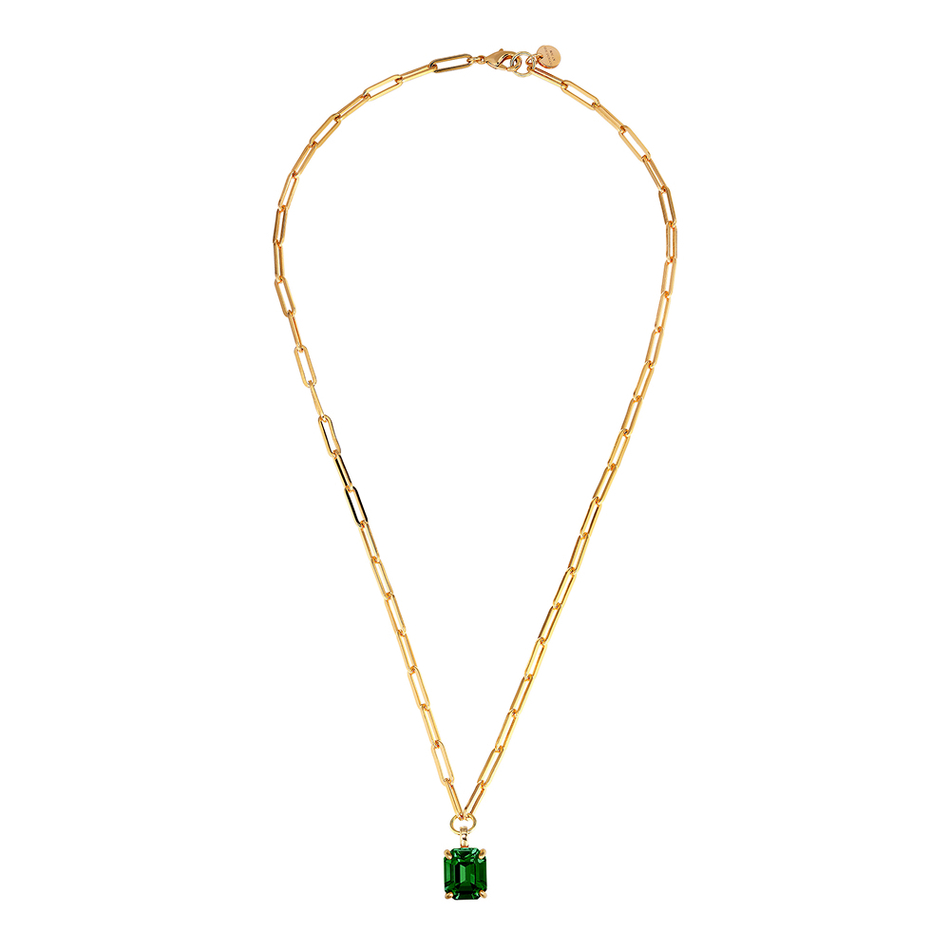 Колье Dyrberg Kern OCTA SG EMERALD GREEN 470102