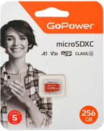 Карта памяти microSD GoPower 256GB Class10