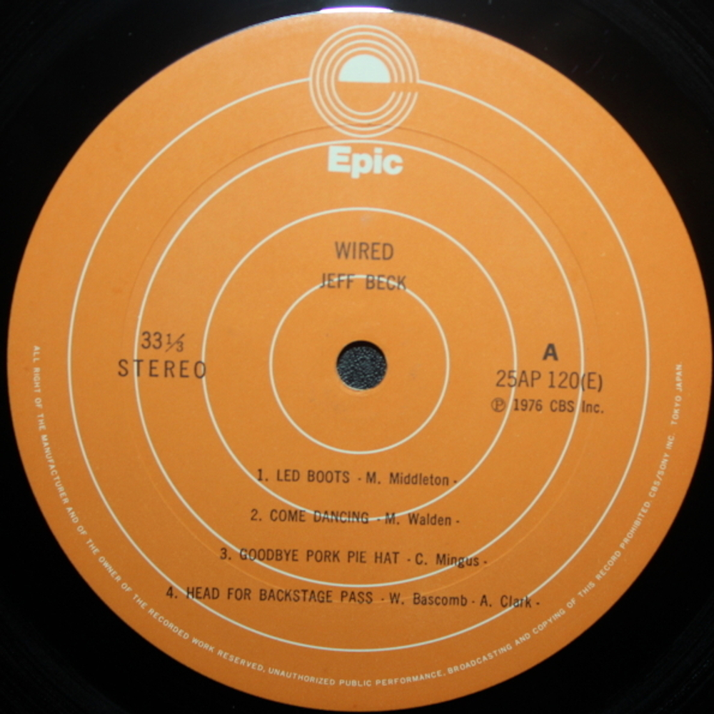 Jeff Beck / Wired (LP)