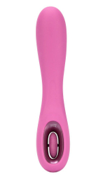 Розовый перезаряжаемый вибромассажер Tundra Rose 6x - 17,8 см. (Цвет: розовый)